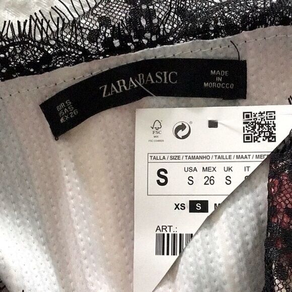 Zara Basic Sequin Patriotic Stripe Tank NEW - Picture 12 of 12